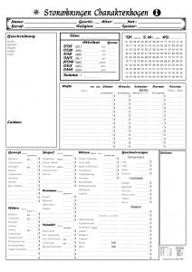 Ficha de personaje de Stormbringer