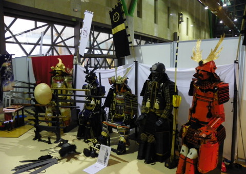 Exposición de armaduras samurai